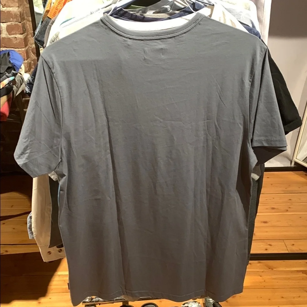 Buffalo David Bitton Gray Men's T-Shirt - Picture 2 of 2